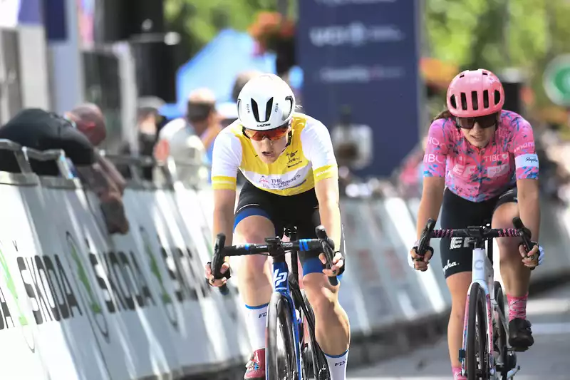 'I thought I was safe' - Brown loses women's tour lead in final sprint