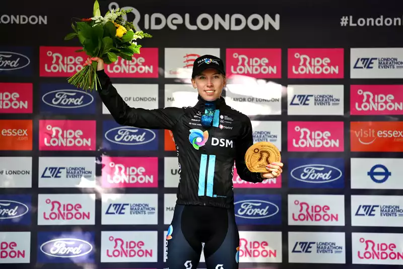 With a hat trick at Ride London, Weaves becomes the strongest sprinter in the women's peloton.