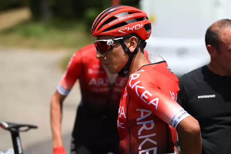 Nairo Quintana's participation in the Vuelta a España is in limbo due to Tramador coverage.