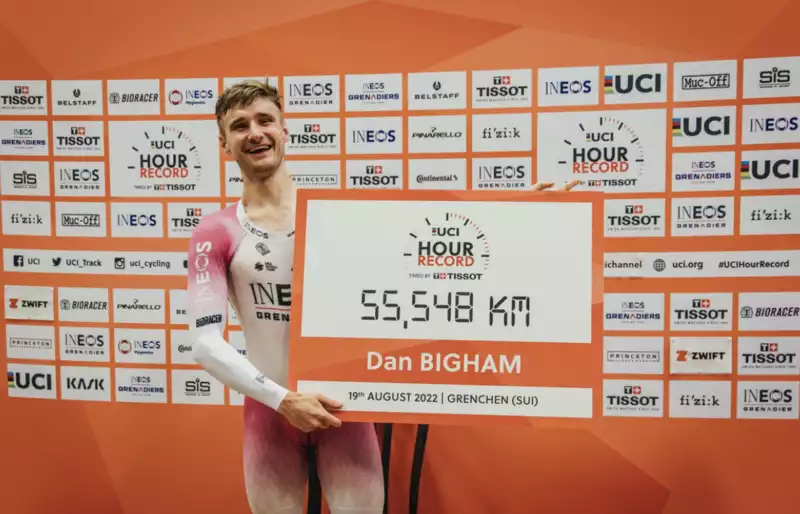 Dan Bigam Sets UCI Hour Record