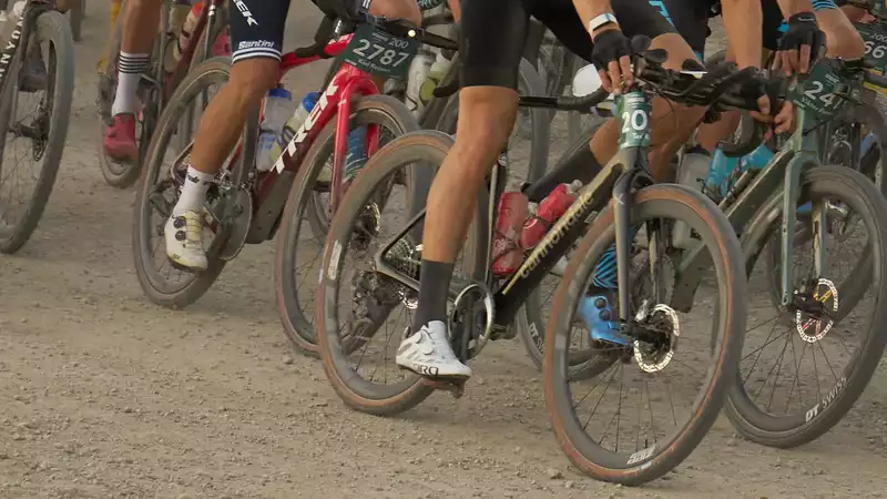 New Cannondale gravel bike ridden by Ted King at Unbound Gravel