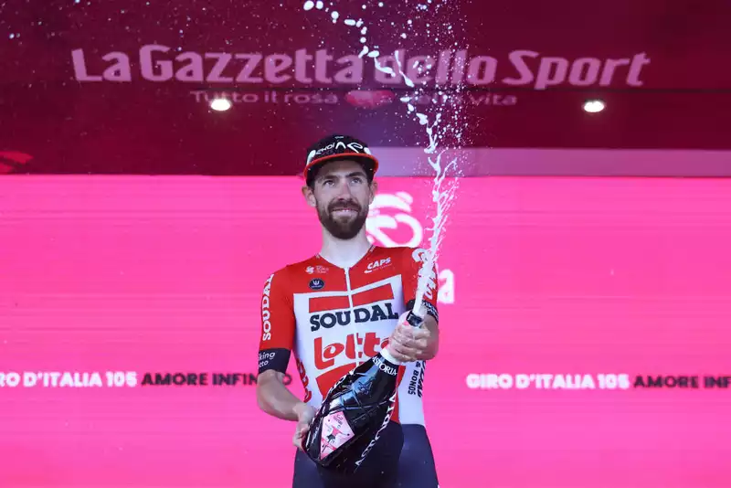 De Gendt Wins Second Giro d'Italia with Runaway Victory