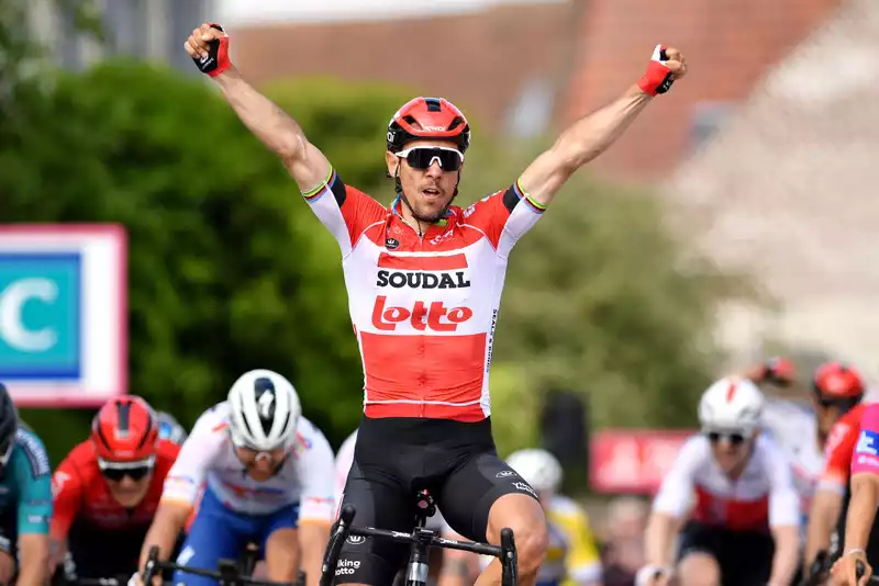 Philippe Gilbert, first impressive win since 2019