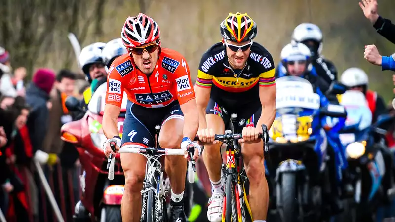 Tom Boonen and Fabian Cancellara to meet for the first time in their careers at Ruler Live