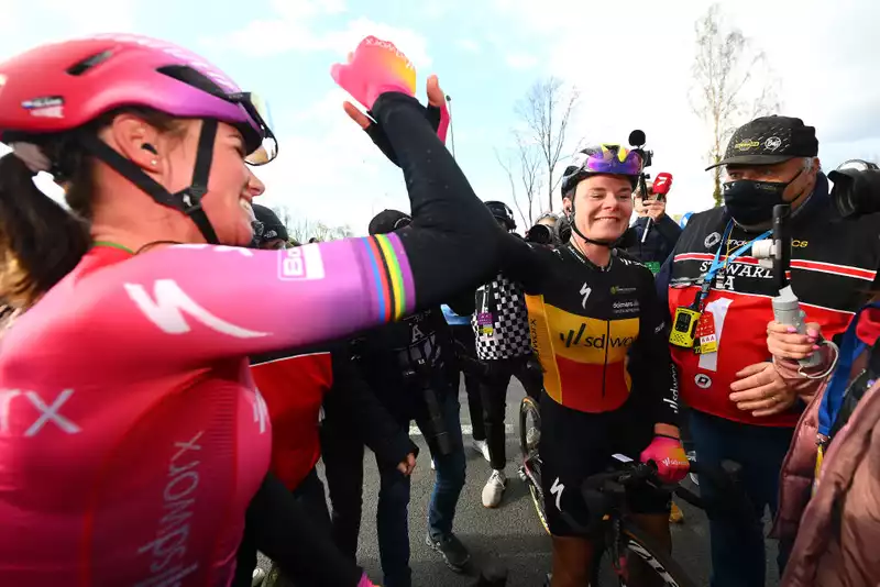 Kopecký is the first Belgian woman to win the Tour de Flanders in 12 years