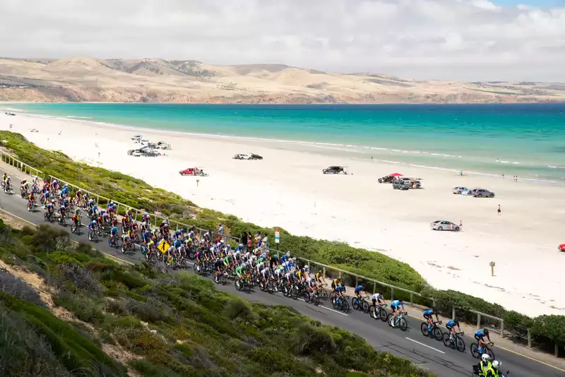 Tour Down Under, international season begins in 2023.