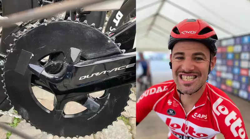 Campenarts teeth: 1 missing and 58 in chainrings