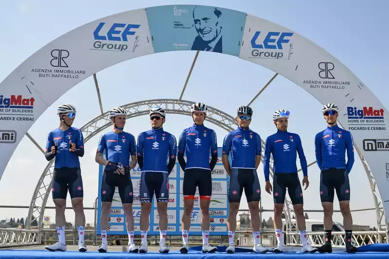 Italian National Team entrusts Gazprom Rusvelo with Racing Lifeline