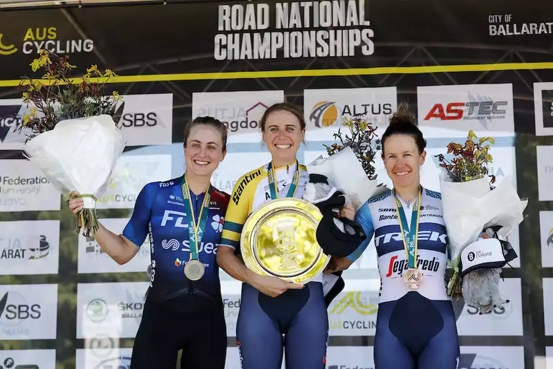 Grace Brown Wins Silver Medal in Australian Championship Road Race