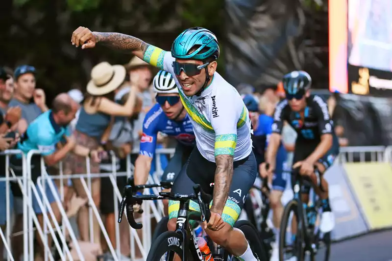 Caleb Yuan's criterium win at the Tour Down Under was more than a sprint victory earlier in the season.