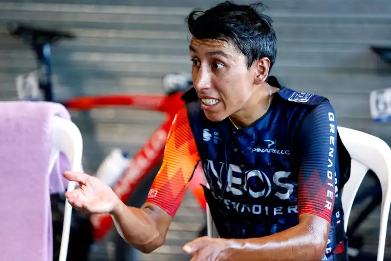 Egan Bernal marks the anniversary of his career-changing crash at the Vuelta a San Juan.