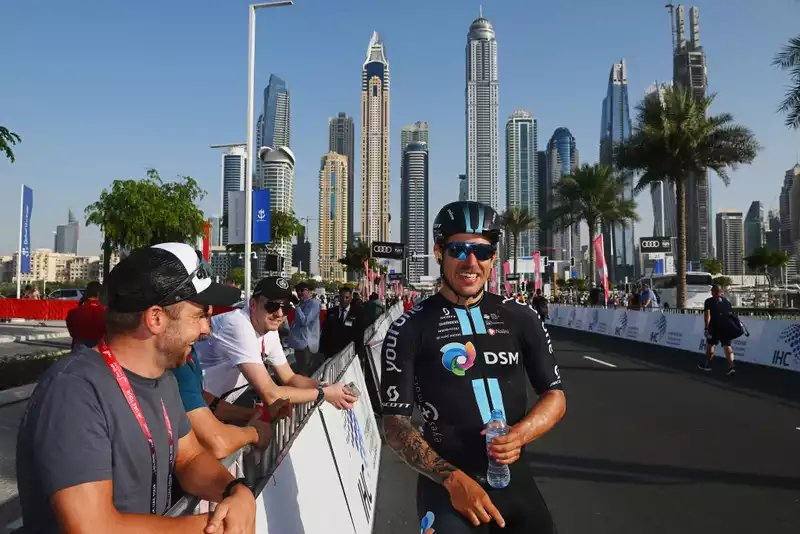 Sam Welsford Celebrates First World Tour Podium on UAE Tour