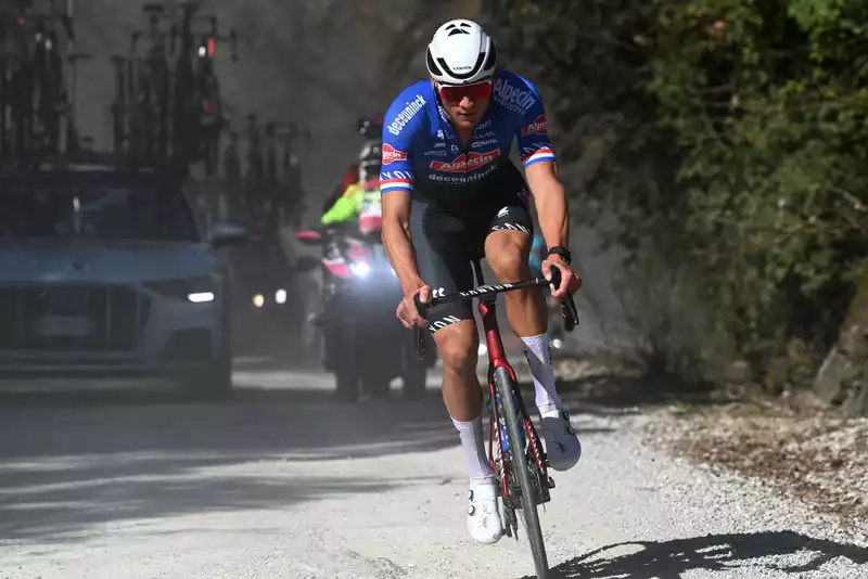 The feeling wasn't bad," van der Pol reflects on his performance at Strade Bianche.