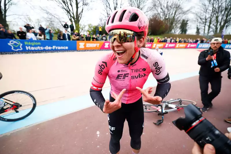 Steve Bauer Praises Allison Jackson's Historic Victory in Paris-Roubaix