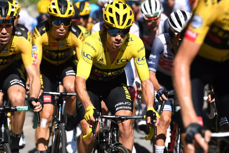 Roglic leads the Jumbo Visma trio at the Tour de France