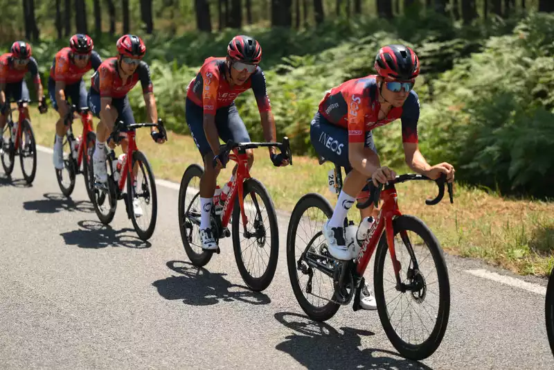 Ineos Grenadiers in contention for the Tour de France podium.