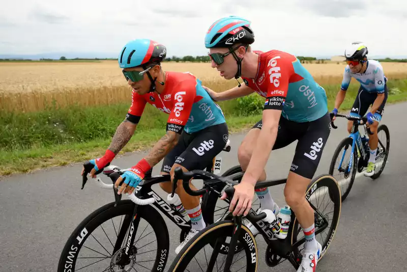 Caleb Yuan's Tour de France ends in abandonment before the Grand Colombier