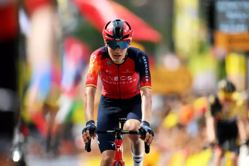 Carlos Rodriguez makes a quiet first stage of the Tour de France.