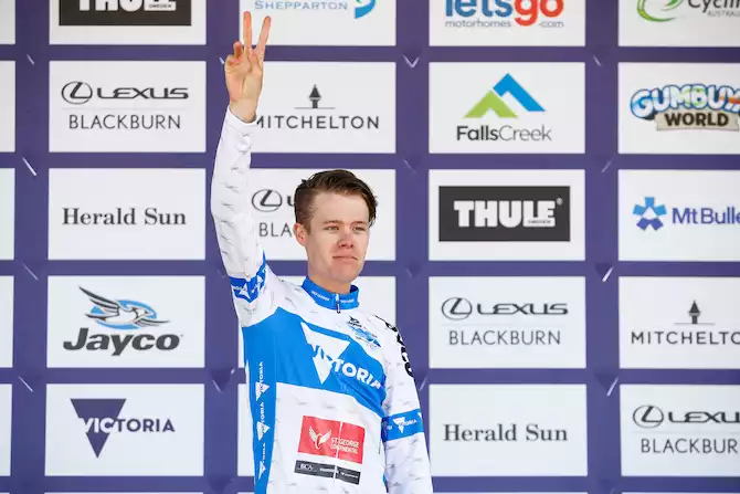 Super Sebastian Berwick takes 2nd overall at Herald Sun Tour