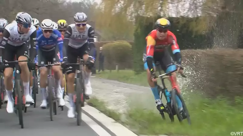 Philippe Maciejuk banned for a month after causing a major crash in the Tour of Flanders