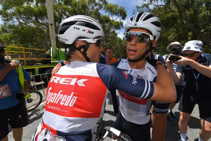 Trek Segafredo Wins Tour Down Under after Run-in with Mitchelton Scott