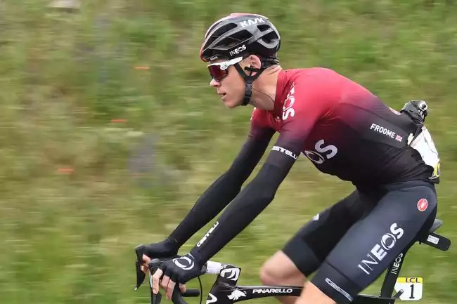 Chris Froome leaves training camp early due to injury.