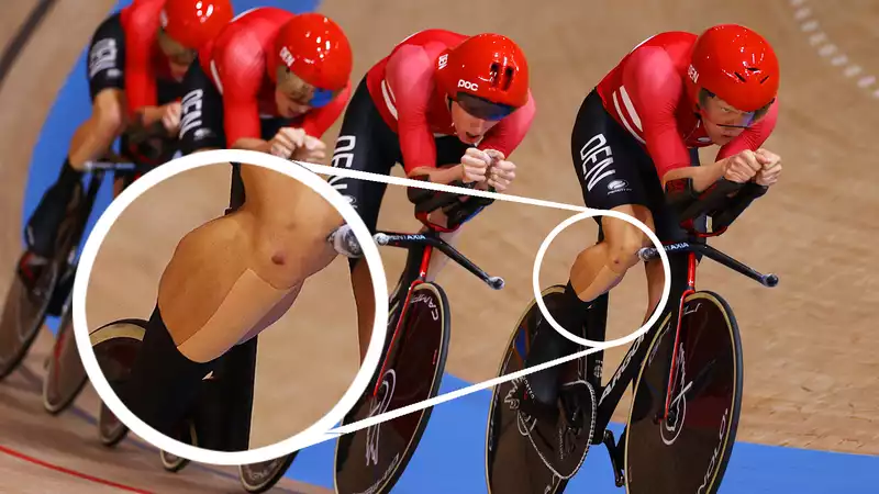 Danish Pursuit Team to Use Kinesiology Tape at Olympics, Skirting UCI Rules?