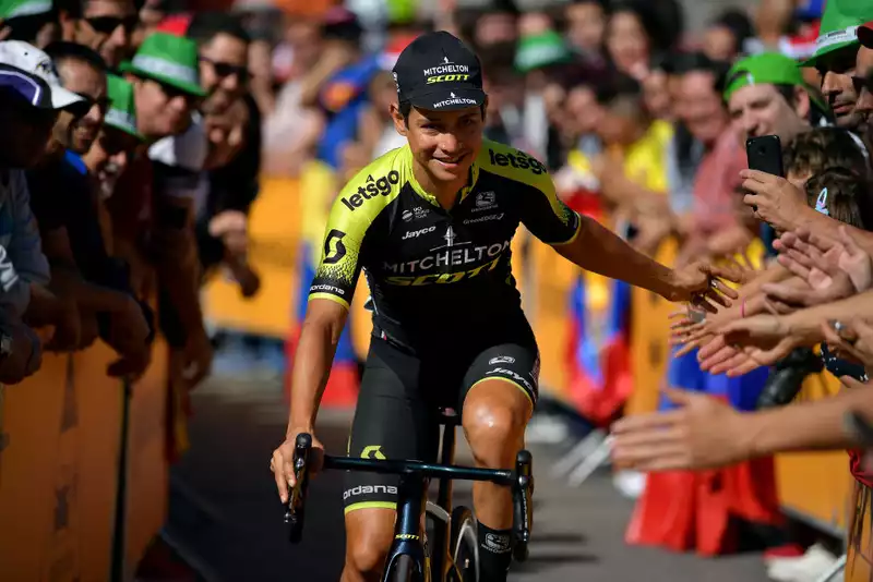 Esteban Chavez signed a two-year contract extension with Mitchelton Scott.