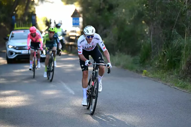 Brandon McNulty starts the season on the podium at Challenge Mallorca after a late-race cramp.